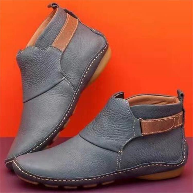 Fashion Women Boots Flats Waterproof Ankle Boots Ladies Comfortable Shoes Winter No Slip Booties Female Casual Shoes Woman