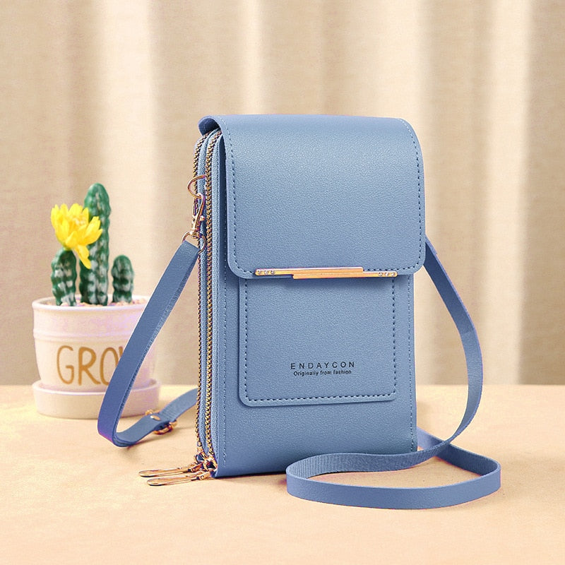 Bag 2023 Touch Screen Cell Phone Purse Wallets Soft Leather Strap Handbag Female Crossbody Shoulder Bags of Women